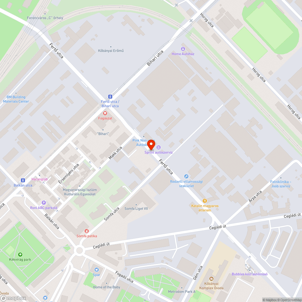 Szeméthalmok az autóroncsok közt bejelentés helye