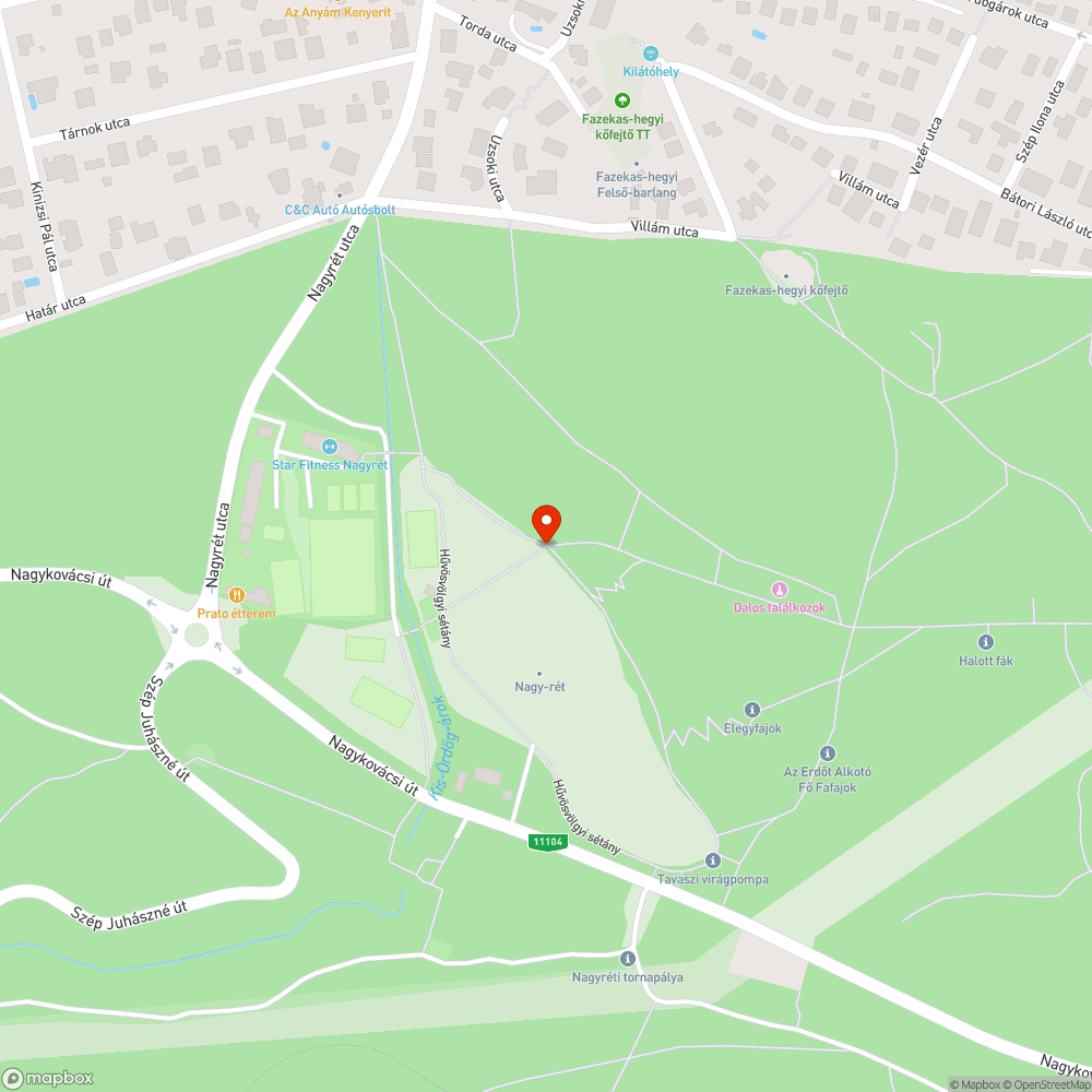 Megrongált információs tábla bejelentés helye