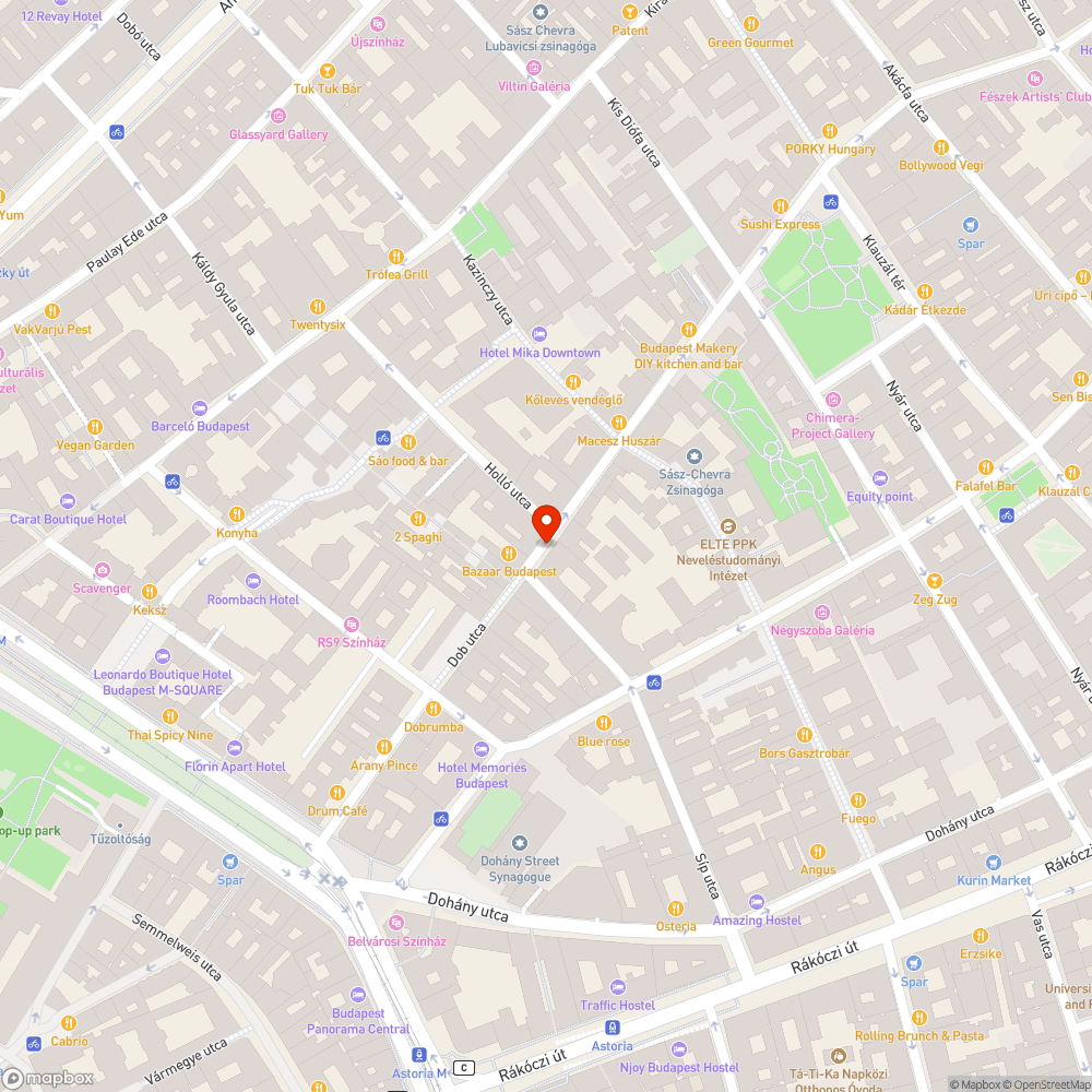 Dob utcai parkolás bejelentés helye