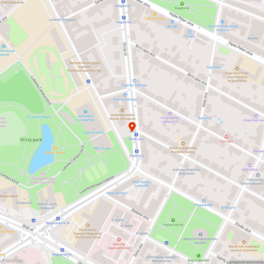 Üres fahely bejelentés helye