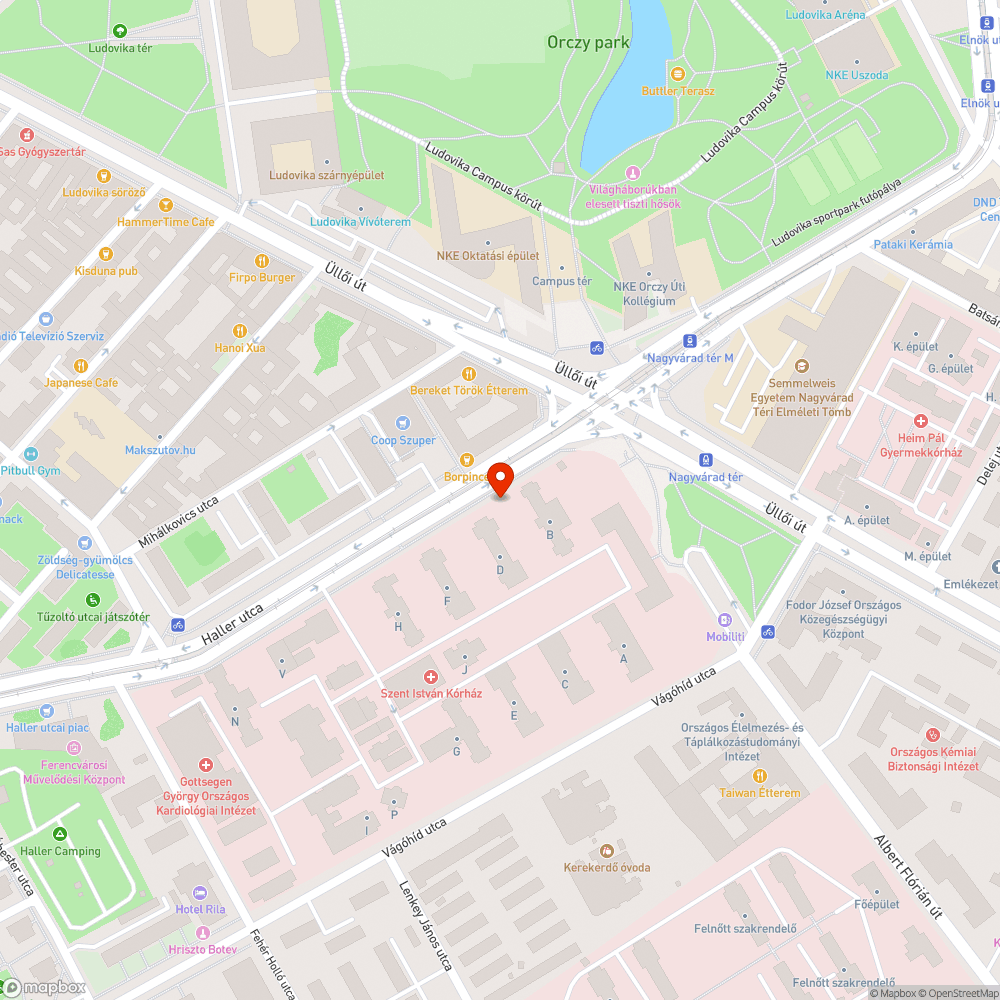 Üres fahely bejelentés helye