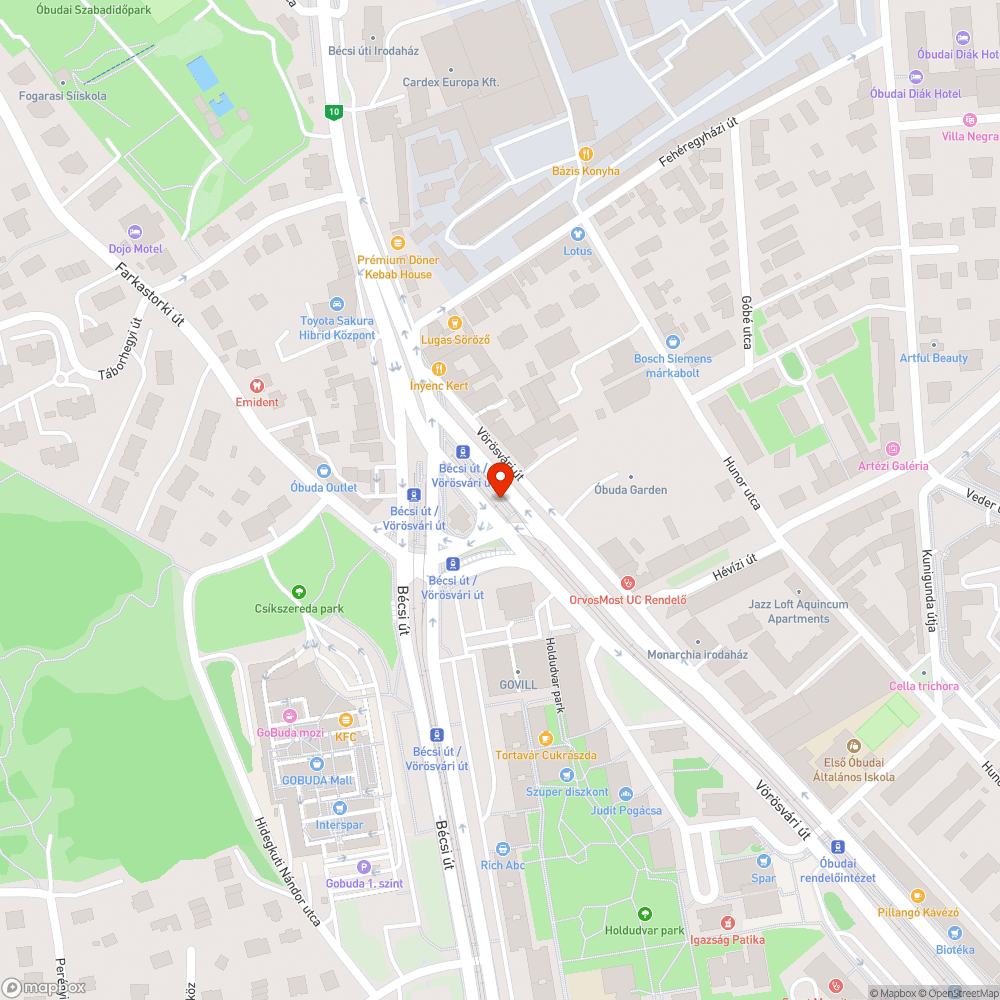 Lefóliázott infotábla bejelentés helye