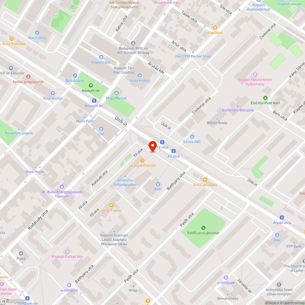 Belógó, fejmagasságú faágak bejelentés helye