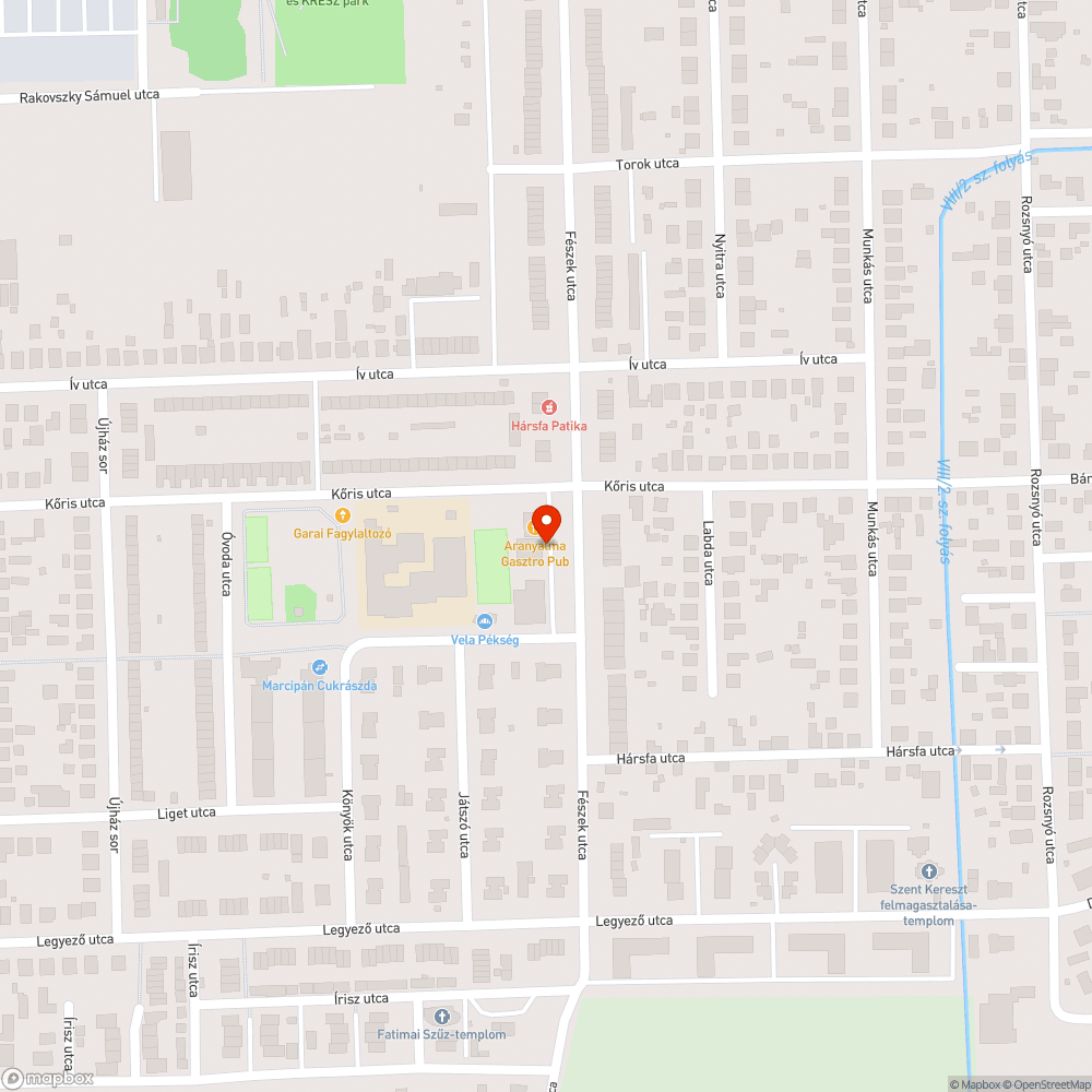 Veszélyes kerékpártároló bejelentés helye