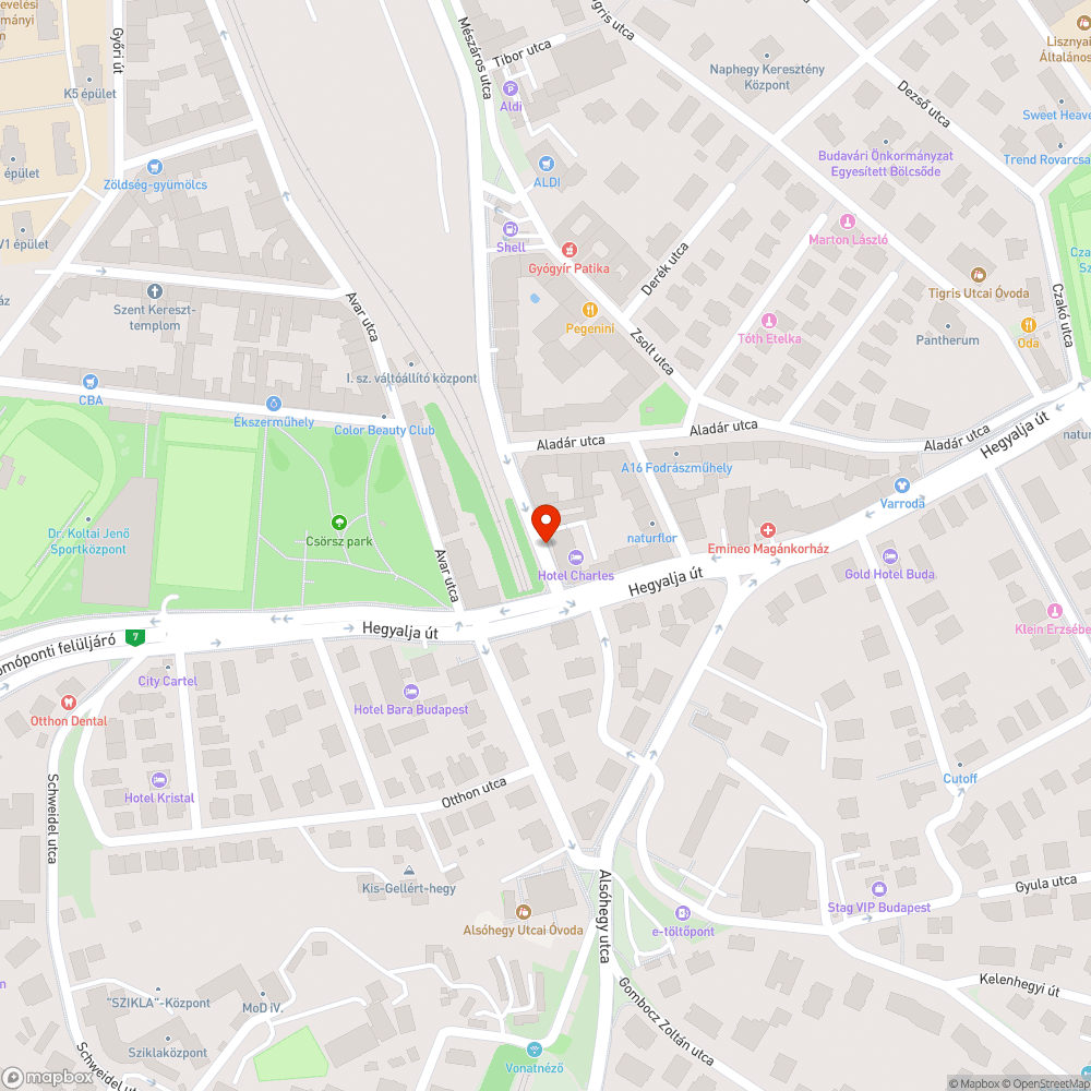 Belógó faágak bejelentés helye