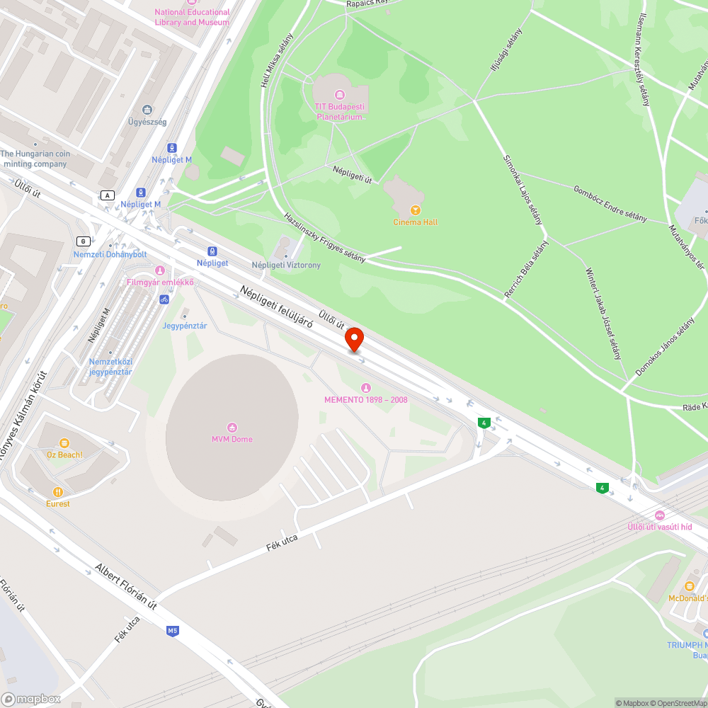 magára hagyott munkaterület a kerékpársávon bejelentés helye