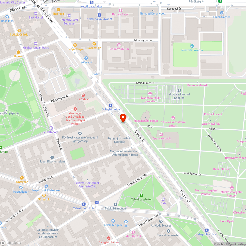 Fatuskók, fahelyek - Fiumei bejelentés helye