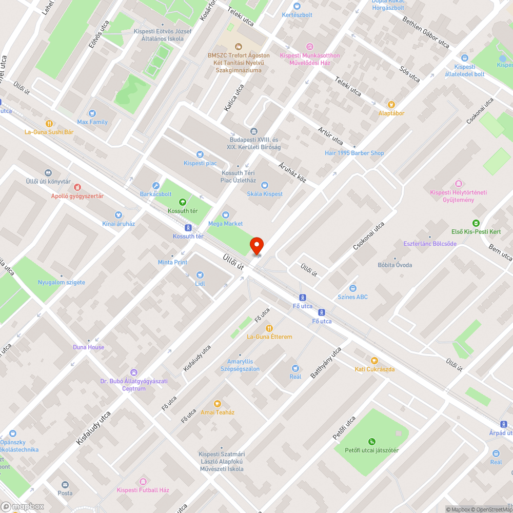 Nem működő lámpák bejelentés helye