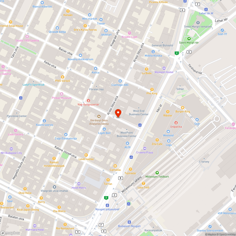 Otthagyott lomok - Radnóti M. bejelentés helye