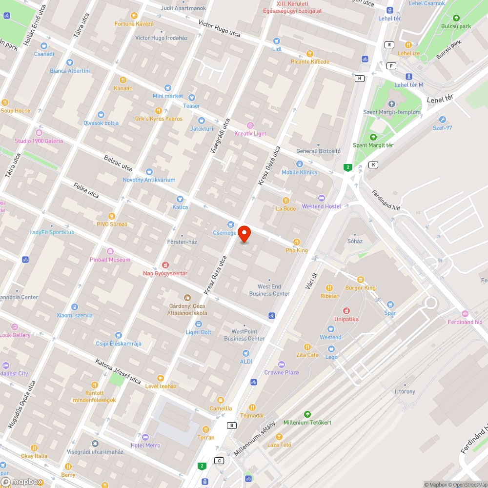 Tönkrement fedlap - Kresz G. bejelentés helye