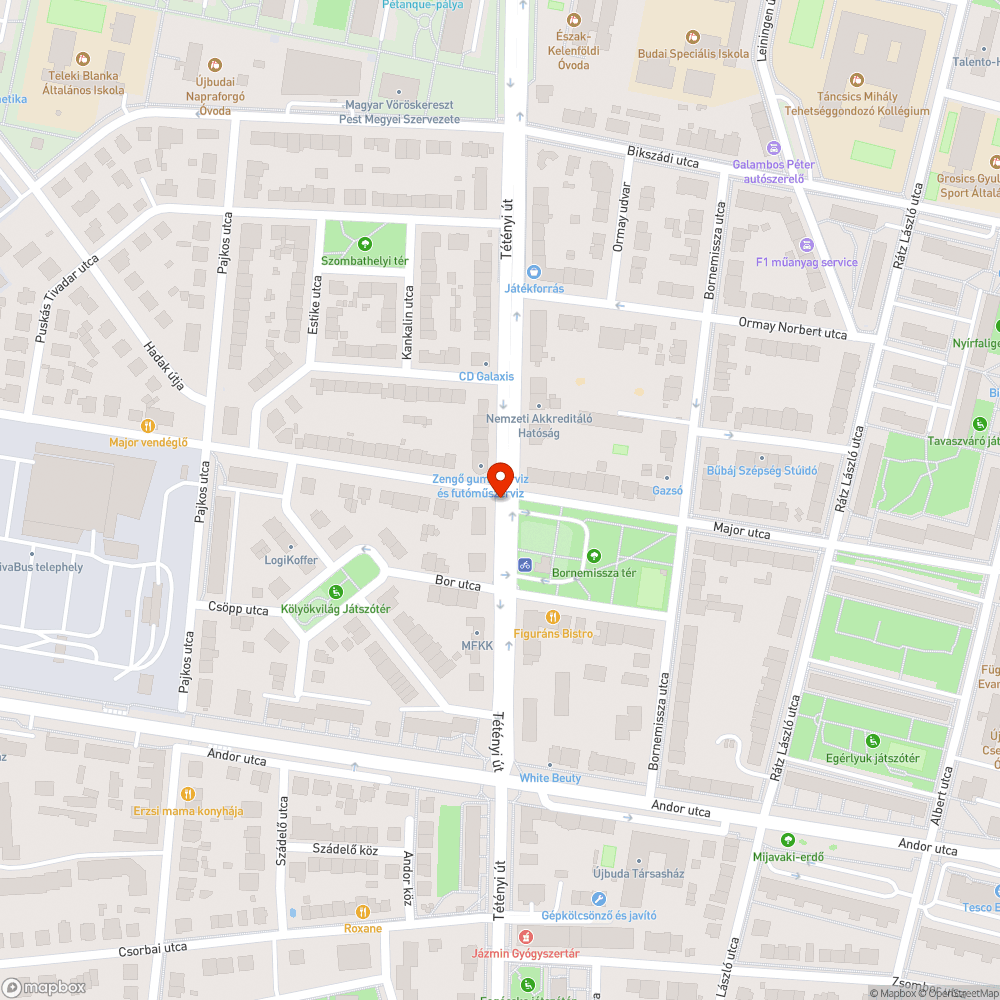 Közlekedési tábla bejelentés helye