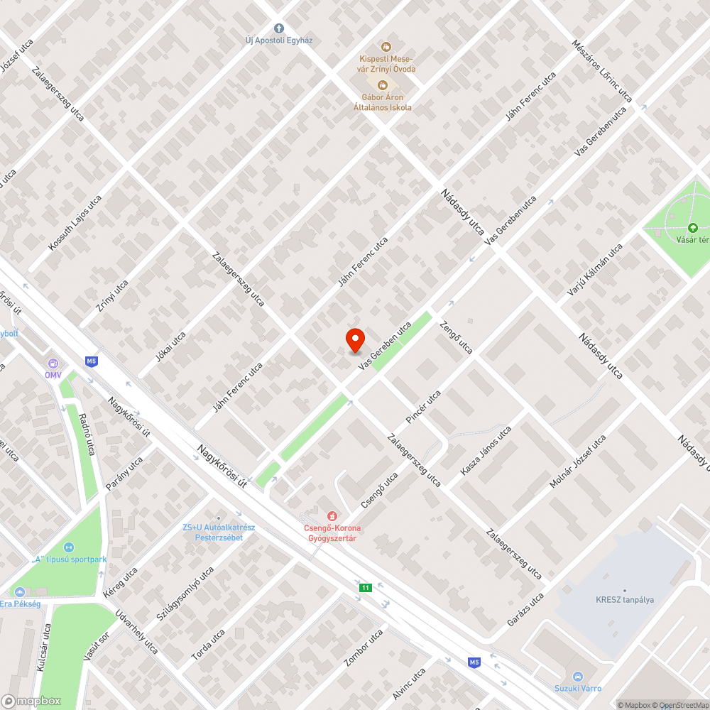 Rendszám nélküli Pegueot bejelentés helye