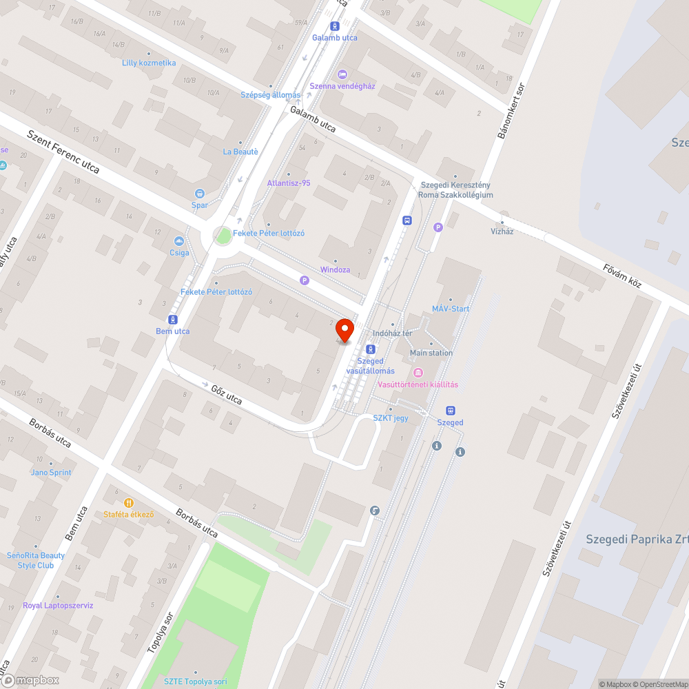 Törött járólapok, kockakövek szétesve bejelentés helye