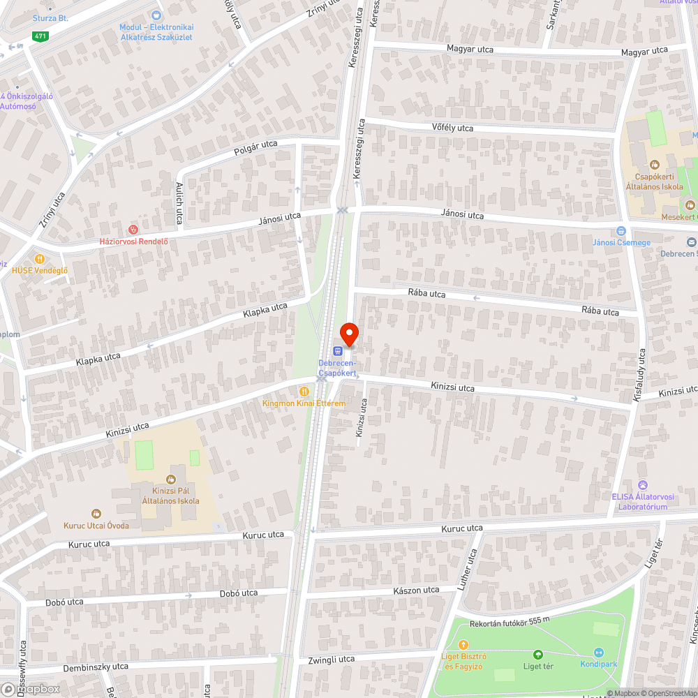 Veszélyes fa bejelentés helye