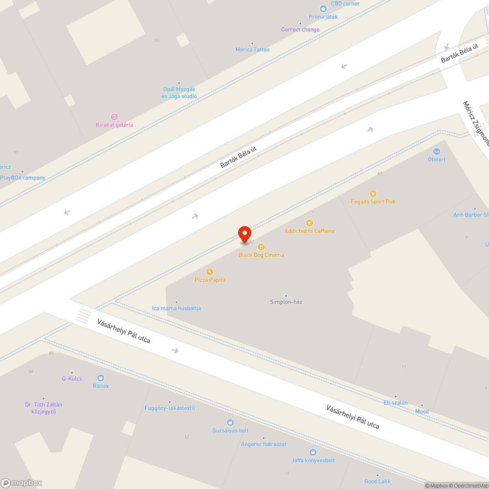 Botlásveszély bejelentés helye