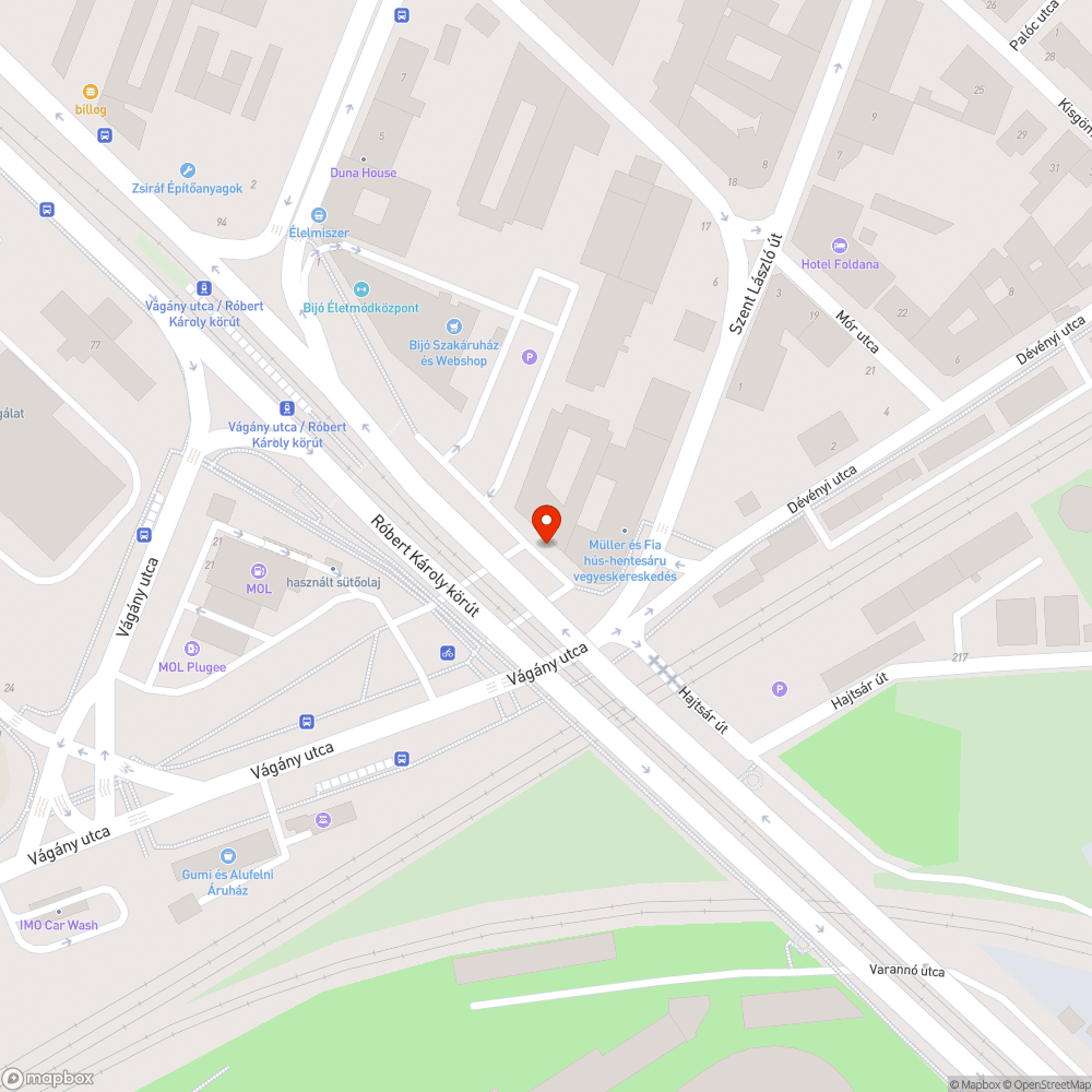 Roncs bejelentés helye