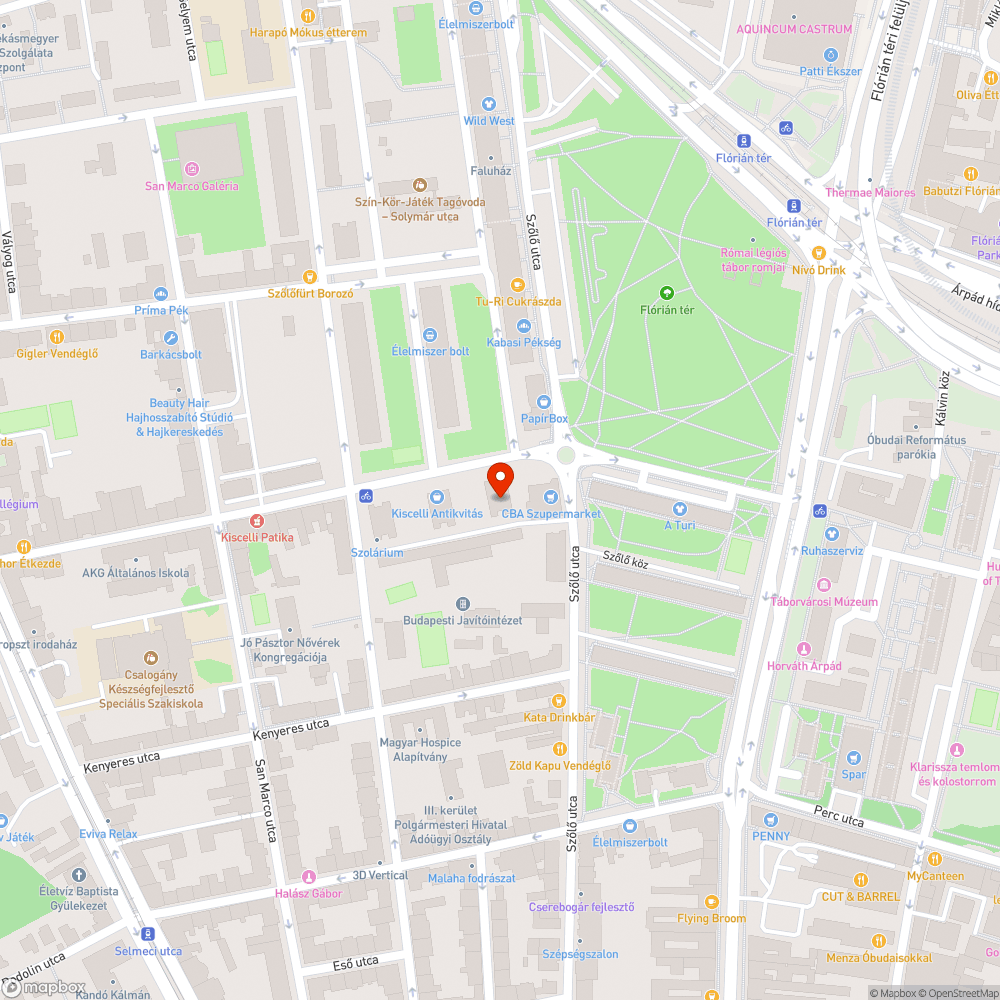 Szemét a bokorban bejelentés helye