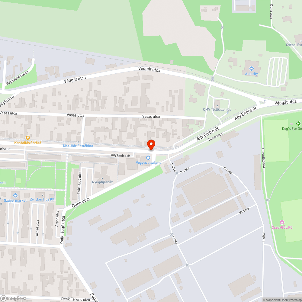 Kidöntött tábla bejelentés helye