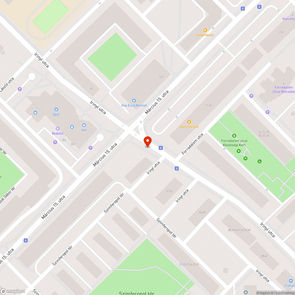 Sérült járda bejelentés helye