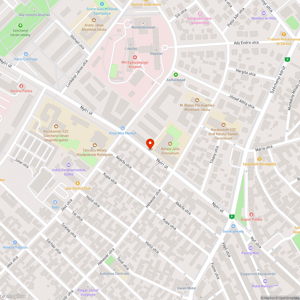 Sérült fedlap bejelentés helye