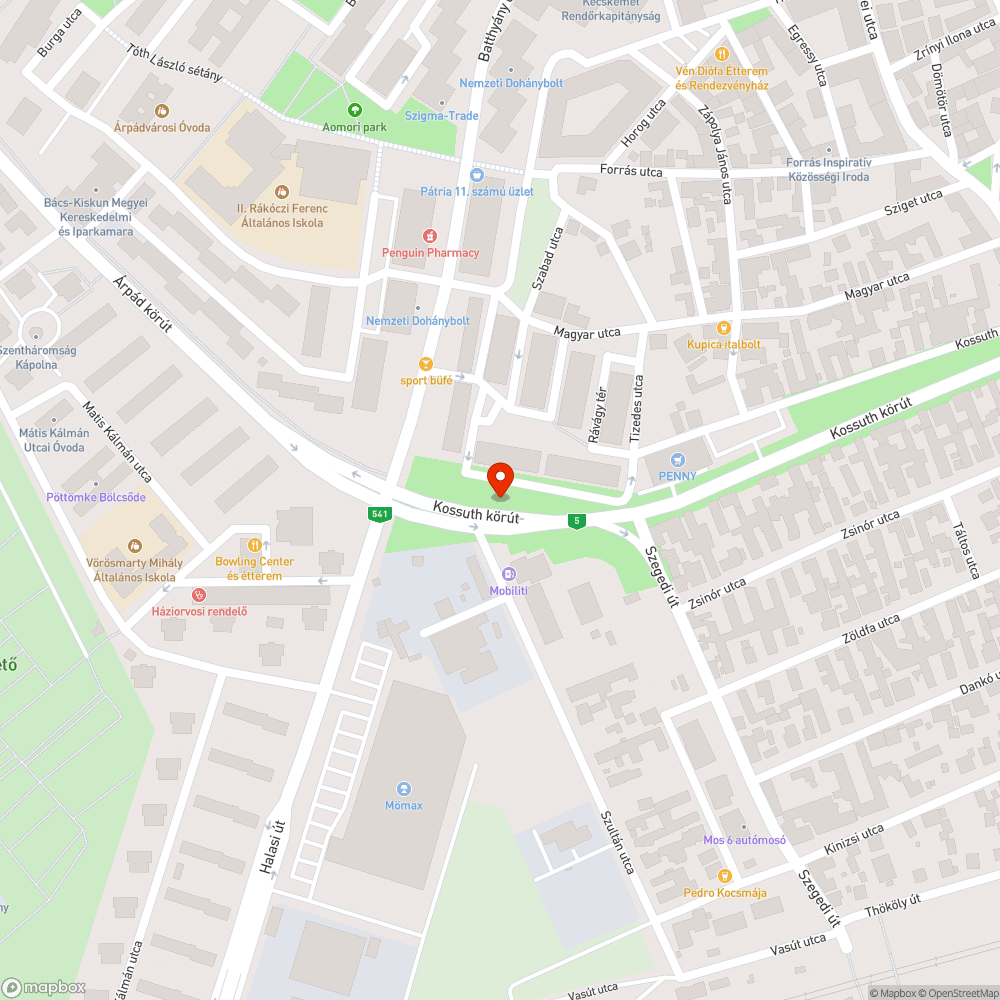 Beszakadt fedlap bejelentés helye