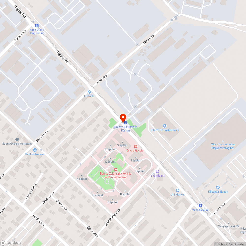 Beszakadt úttest bejelentés helye