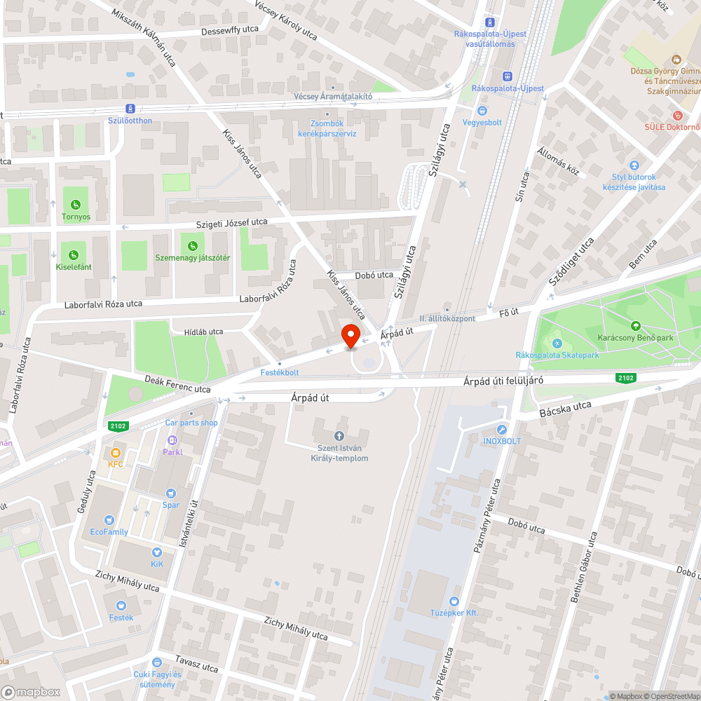 RONCS AUTÓ! bejelentés helye