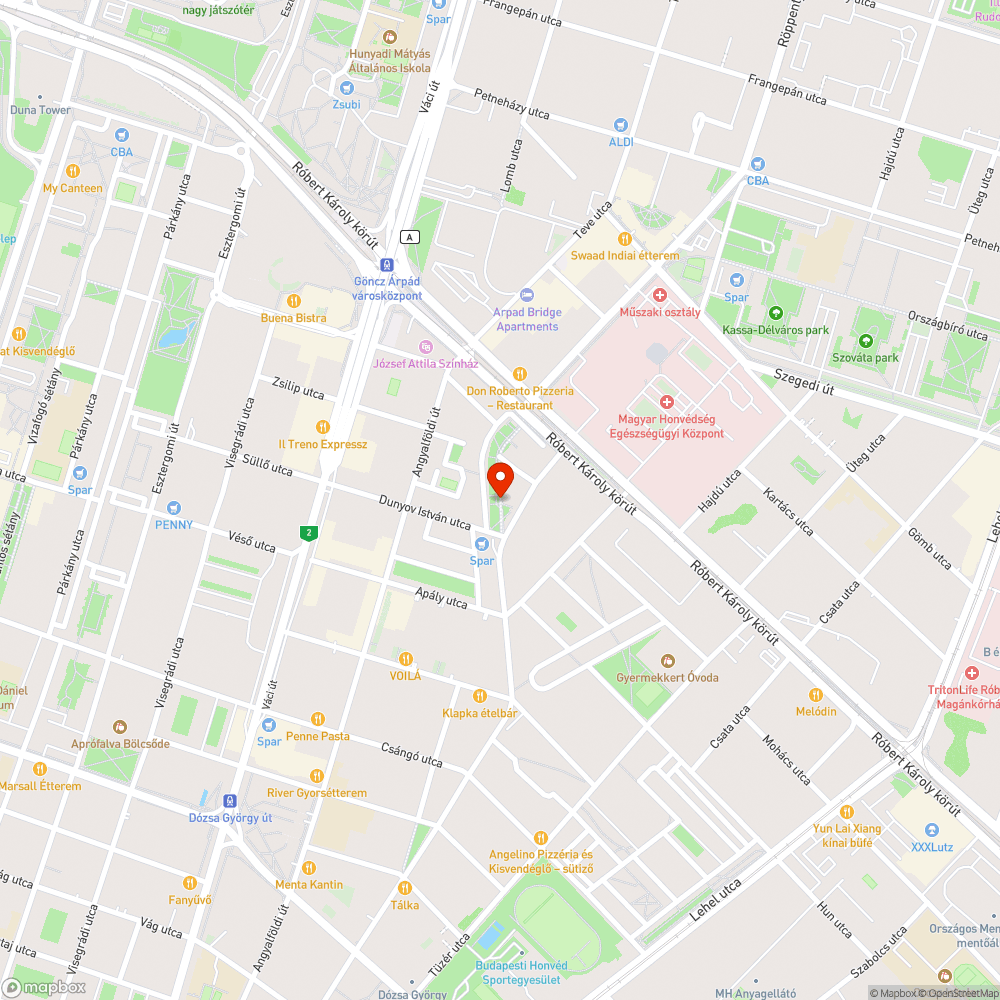 Közvilágítás hiánya a gyalogos-kerékpáros kereszteződésben bejelentés helye