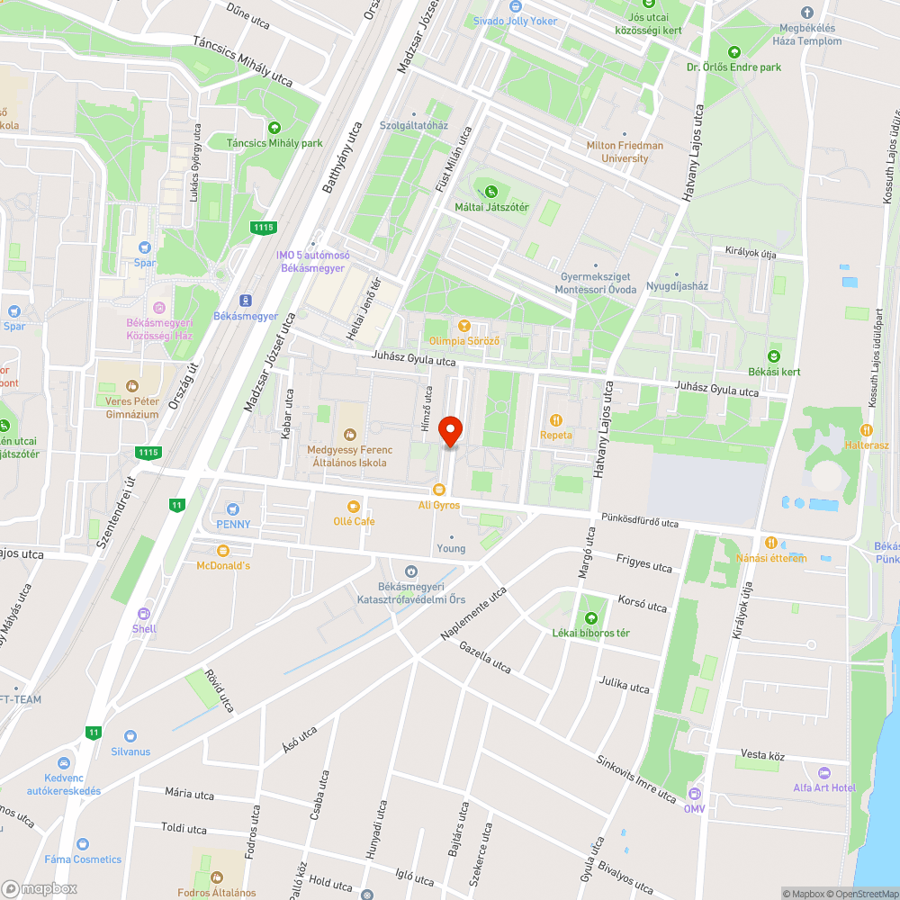 Zöldhulladék bejelentés helye