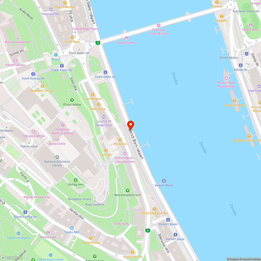 A pad eltört bejelentés helye