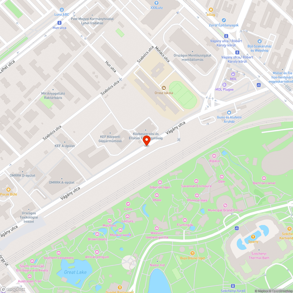 Betört hátsó szélvédő bejelentés helye