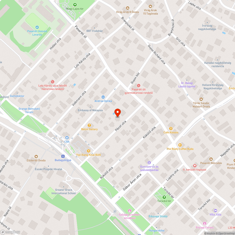 Hiányzó közmű ajtó - Pázsit u. bejelentés helye