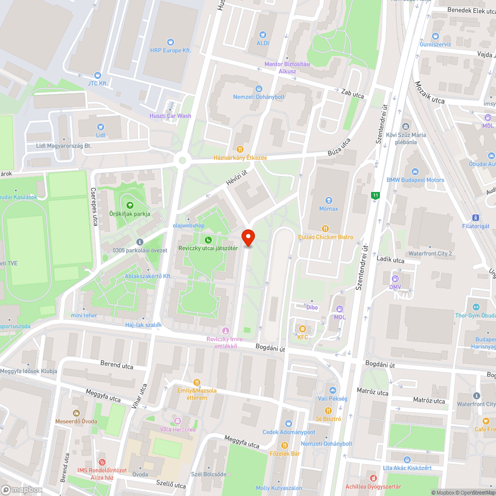 Parkolóba lógó fa bejelentés helye