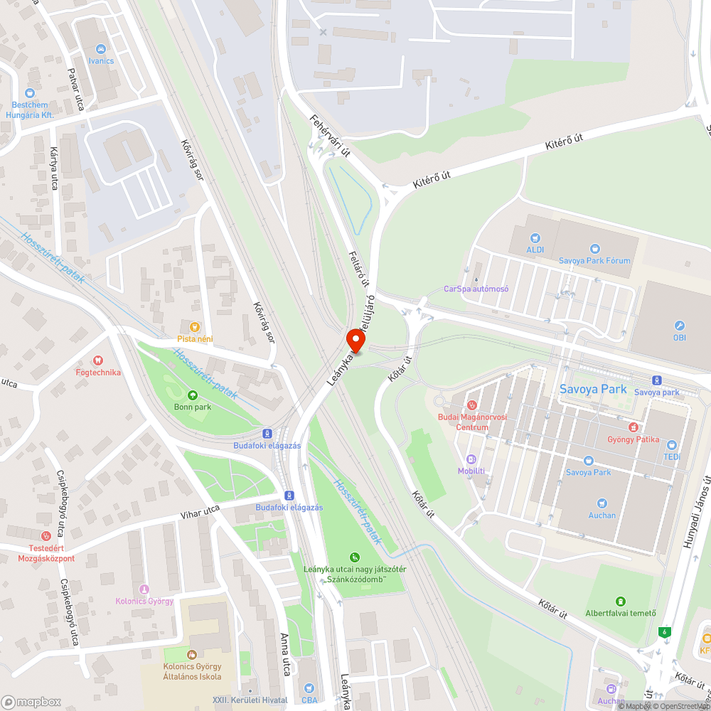 Bálványfa bejelentés helye