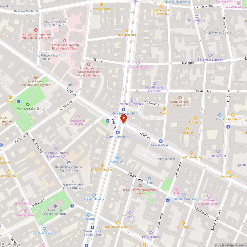 Kátyú bejelentés helye