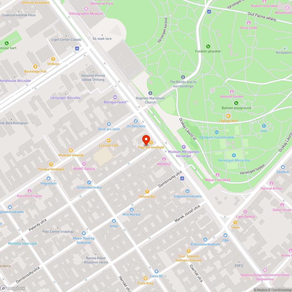 Piszkos utca bejelentés helye