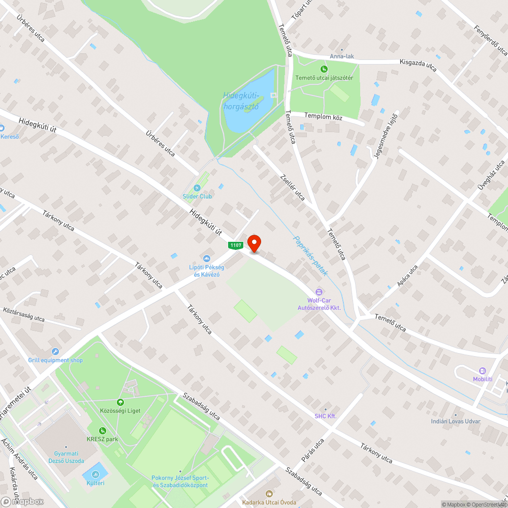 Hiányzó szemetes buszmegállóban bejelentés helye