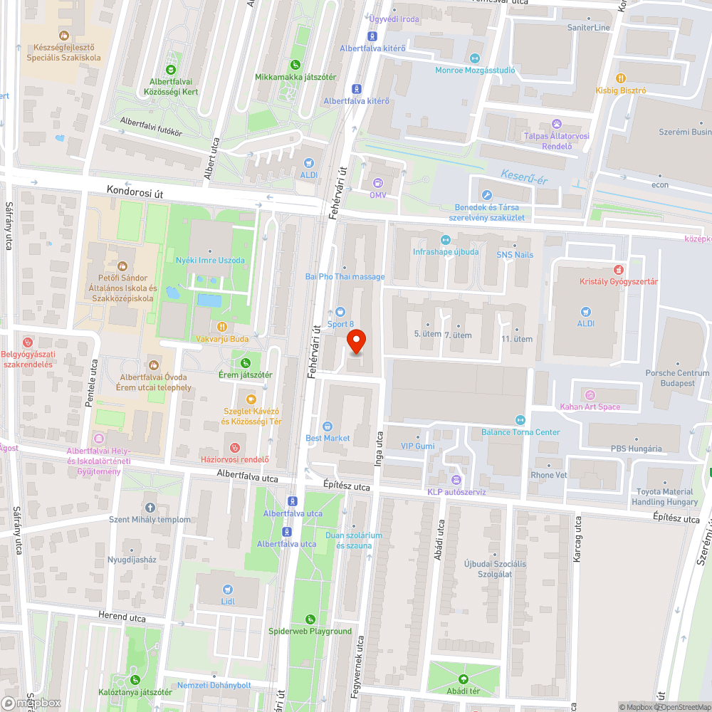 Zaj bejelentés helye