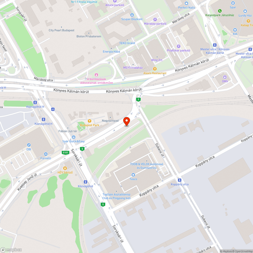 Elhagyott autók bejelentés helye