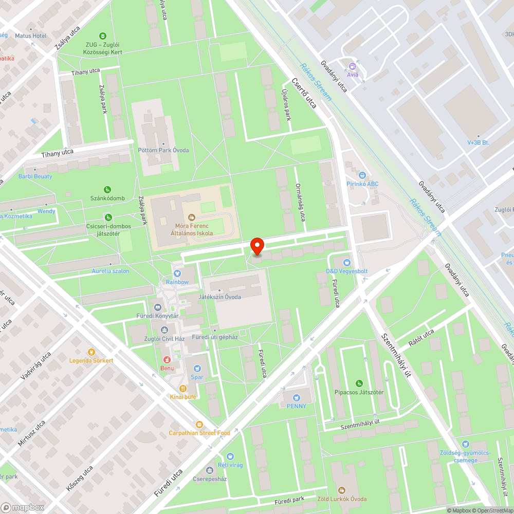 Kátyúk az Ormánság utcában bejelentés helye