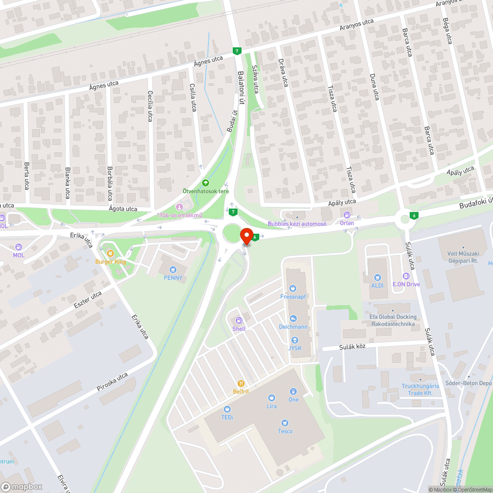 Kidöntött oszlop bejelentés helye