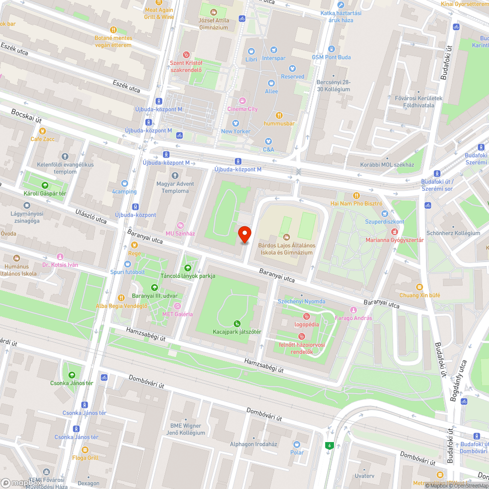 Zöldben fekvő betondarab bejelentés helye