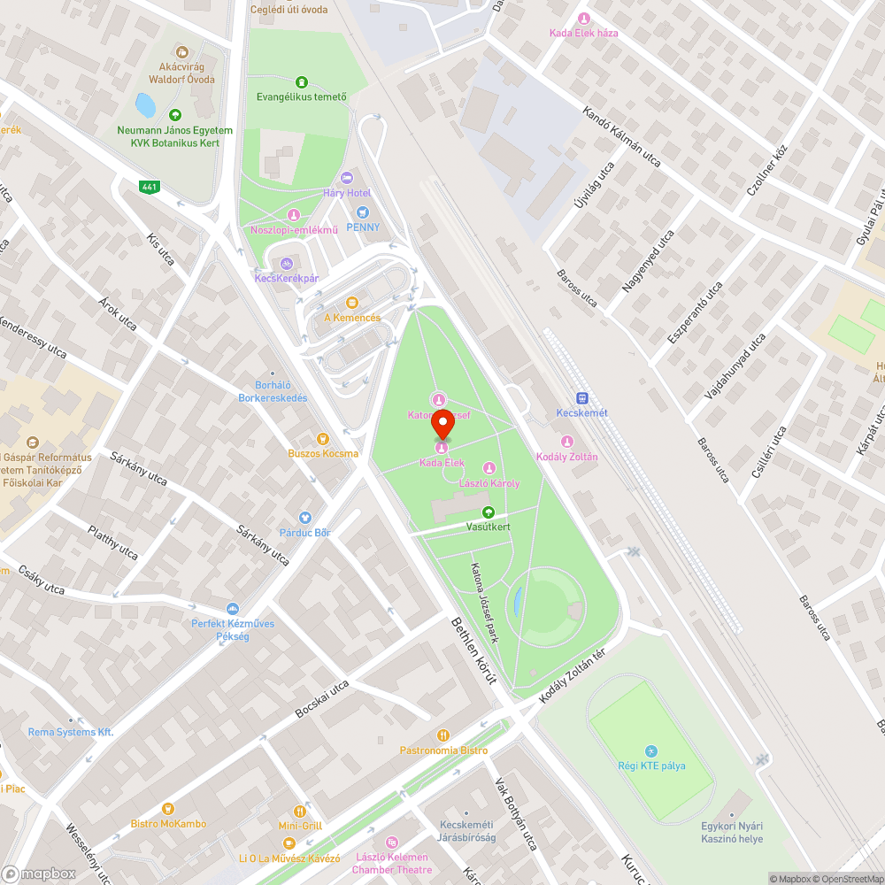 Megrongált védőburkolat bejelentés helye