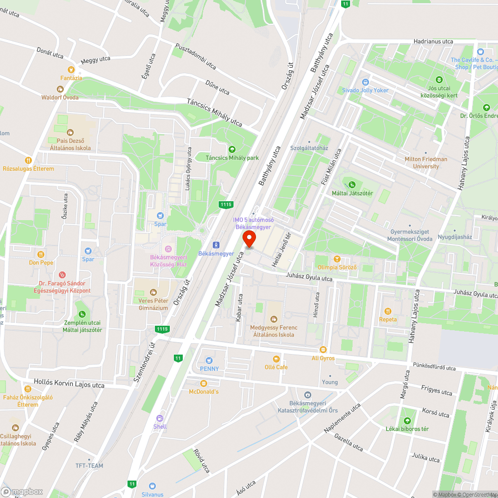 Jogszabályellenesen kihelyezett tábla bejelentés helye