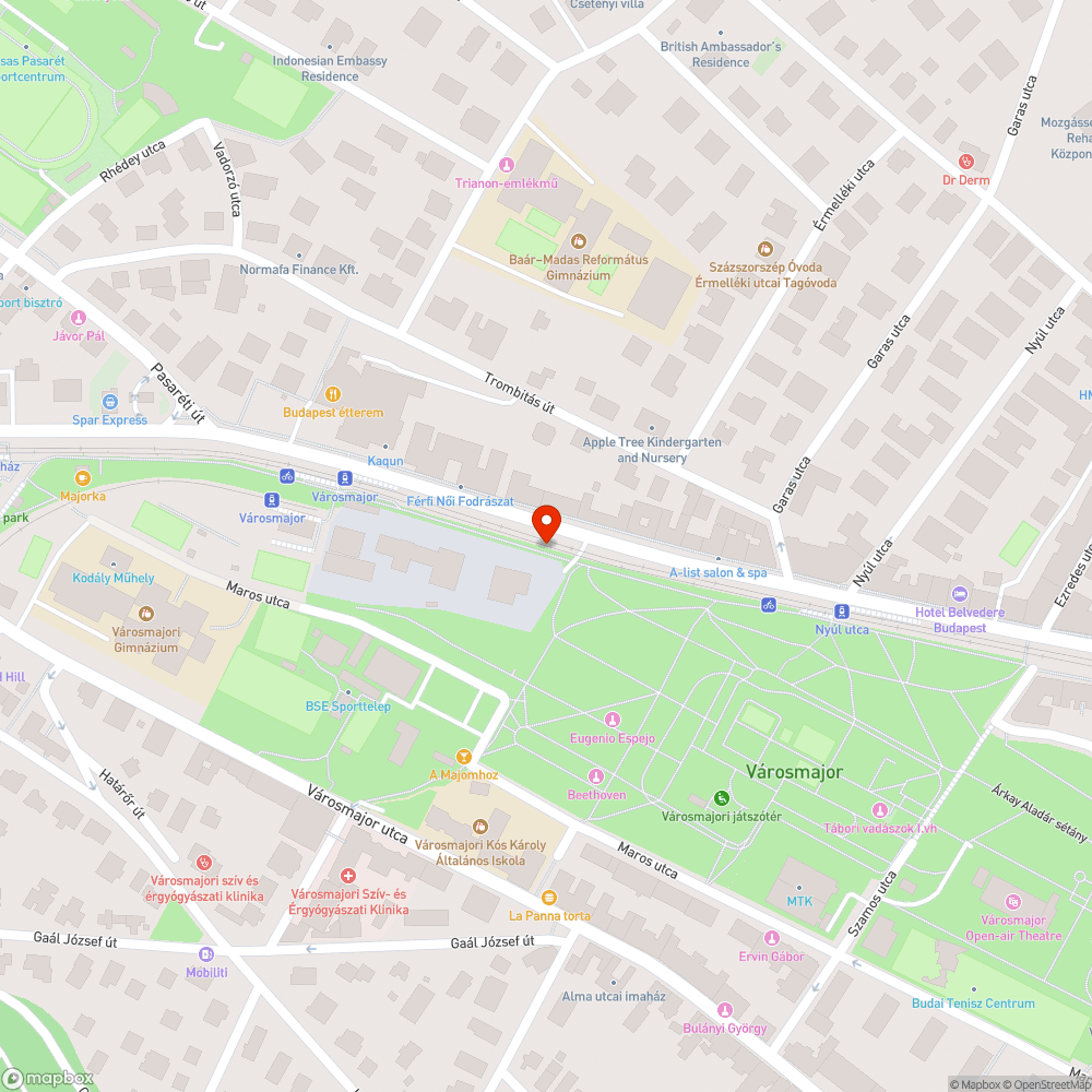 Balesetveszélyes úthiba bejelentés helye