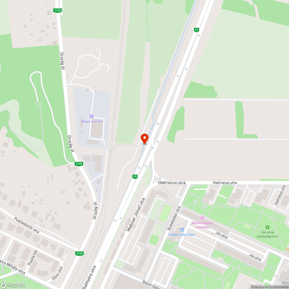 Árok tiszításra szorul bejelentés helye