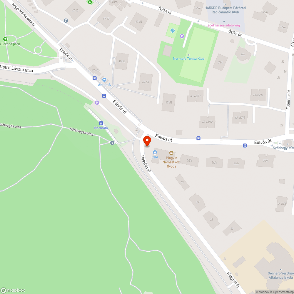 Kikopott keret bejelentés helye