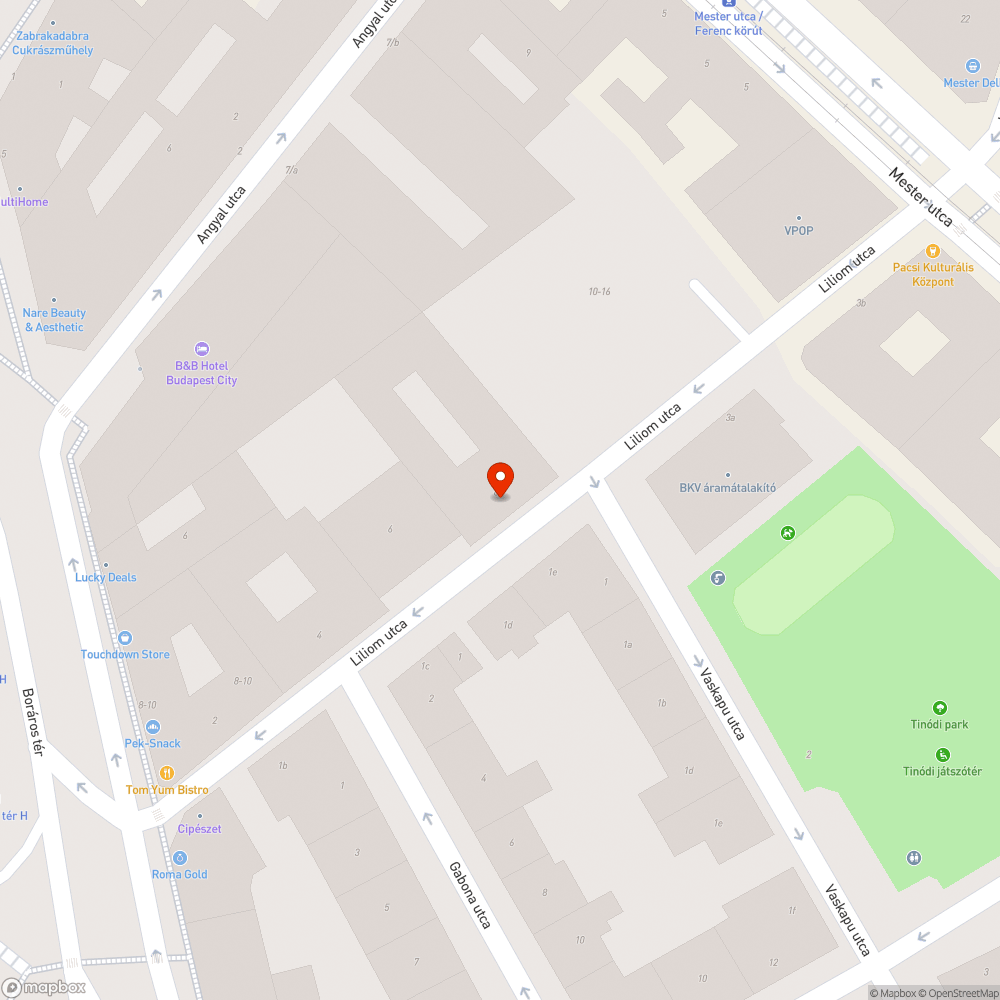 Beszakadó fedlap bejelentés helye