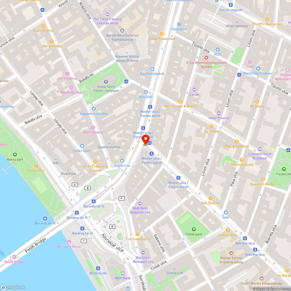 Hiányzó fényterelő bejelentés helye