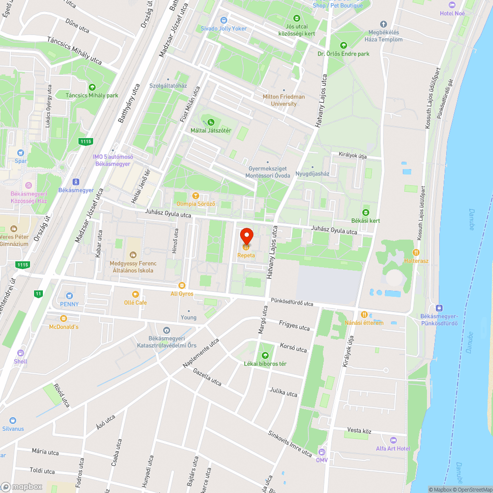 Kiégett lámpa bejelentés helye